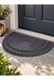 Jute Door Front Welcome Mat Custom Pattern Wicker Mat Innovative for Your Spaces