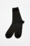 Men's Black Single Socks - 2