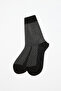 Men's Black Single Socks - 2