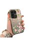 Infinix Note 50 Pro Plus Compatible Elegant Pink Rose Butterfly Case, Slim Structure Perfectly Fits the Phone
