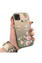 Oppo A15/A15S Compatible Elegant Pink Rose Butterfly Case, Slim Structure Fits Perfectly on the Phone