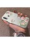 Samsung Galaxy A30/A20 Compatible Elegant Pink Rose Butterfly Case, Slim Structure Fits the Phone Perfectly - 2