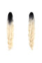 Buckle Protein Fiber Sen Ponytail / Dark Platinum Blonde Ombre