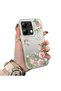 Redmi Note 13 4g Compatible Elegant Pink Rose Butterfly Case, Slim Structure Perfectly Fits the Phone