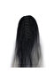 Buckle Protein Fiber Sen Ponytail / Black Gray Ombre - 4