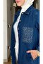 Women's Stone-Washed Denim Shirt - 5