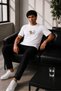 Unisex Oversize Milk Mocha Bear Embroidered Anime T-Shirt 100% Cotton - 5