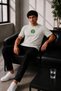 Unisex Oversize the Simpsons Homer Busch Embroidered Anime T-Shirt 100% Cotton - 5