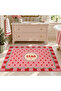 Aura Floral Patterned Woven Base Decorative Door Mat and Bathroom Mat Auraplus24 - 2
