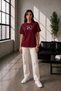 Unisex Oversize Demon Slayer Kyojuro Rengoku Embroidered T-Shirt 100% Cotton - 6