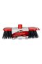 S+ Tartan Broom With Handle Red 40x40x35cm - 3