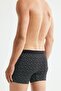3'lü Normal Paça Boxer Şort Lycra® - 3