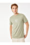 Regular Fit Short Sleeve Cotton Crew Neck Printed T-Shirt