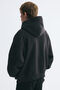 Kapüşonlu ve Baskılı Üst Oversized Fit - 5