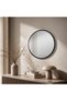 Black Framed Wall Mirror 70X70 cm - 2