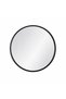 Black Framed Wall Mirror 70X70 cm
