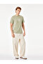 Regular Fit Short Sleeve Cotton Crew Neck Printed T-Shirt - 2