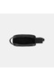 Men's Black Double Zipper Leather Handbag - 5