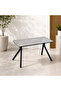 130X70 cm Rectangular Gray Coffee Table Coffee Tables - 2