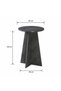 Single Service Table Gray - 3