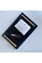 Marble Trinket Vanity Tray with Golden Handles, Vanity Organizer For Jewels Perfume Makeup Tray, Coffee Table Tray, Bathroom Tray Desktop Storage Home (BLACK) - 4