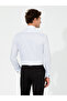White Slim Fit 100% Cotton Classic Collar Basic Shirt 50261220-Vr013 - 5