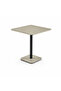 70X70Cm Square Melamine Cafe Table in Beige