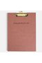 Clipboard pu bronz a4+30f