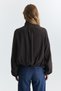 Lyocell Blended Jacket with Shawl Detail - 5