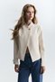 High Collar Single Button Blazer Jacket