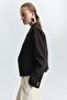 High Collar Single Button Blazer Jacket - 4