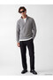 Lcw Vision Gray Mock Neck Men's Knitwear Sweater - 2