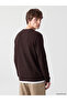 Xside Brown Crew Neck Men's Sweater - 4