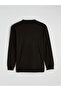 Southblue Black Crew Neck Argyle Patterned Men's Knit Sweater - 7