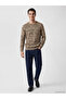 Lcwaikiki Classic Beige Patterned Men's Knitwear Sweater - 2