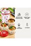 3-Layer Stainless Steel Cherry Food Thermos Lunch Box 1390 ml Thermal Insulated with Carrying Bag - 5
