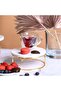 Heart Shaped Double Wall "Love" Printed Glass Mug with Handle for Juice Wine Tea Coffee, Breakfast Cup Cocktail Mug for everyday use, 180 ML,2Pcs Set. - 4