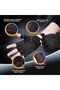 Men's Workout Gloves, Breathable Half Finger Exercise Gloves, Adjustable Velcro Strap, For We - 2