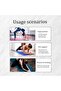 Yoga Mat 10mm Thick NBR Non Slip Exercise Mat with Carry Strap, High Density Workout Mat for Yoga Pi - 4