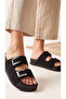 2703 Buckle Double Strap Buckle Slippers