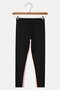 Kids Girl Brand Logo Leggings, Black Combo - 2