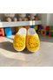 Yellow Hello Kitty Plush Children's Indoor Slippers - 3