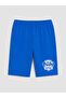 Lcw Kids Blue Printed Boys' Shorts Pajama Set - 6