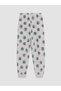 Lcw Kids Green Crew Neck Printed Boys' Pajamas Suit - 7