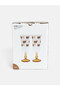 Rmz Gi̇yi̇m Farkiyla Bowknot Embroidered Footed Cup Set of 2 120 ml - 3