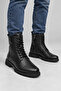 Water & Cold Resistant Non-Slip Rubber Sole Fur Winter Zippered Men's Boots - 4