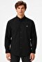 Mens Slim Fit Black Shirt Slim Fit Cotton Men's Shirt Black