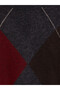 Xside Brown Crew Neck Argyle Patterned Men's Knitwear Sweater - 2