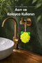 Yellow Jasmine Shaped Solid Soap 10.5X9.5 cm Hangable Decorative Bathroom Hand Soap - 2
