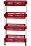 Multipurpose Plastic Trolley Vegetable Rack 4 Tiers - 4